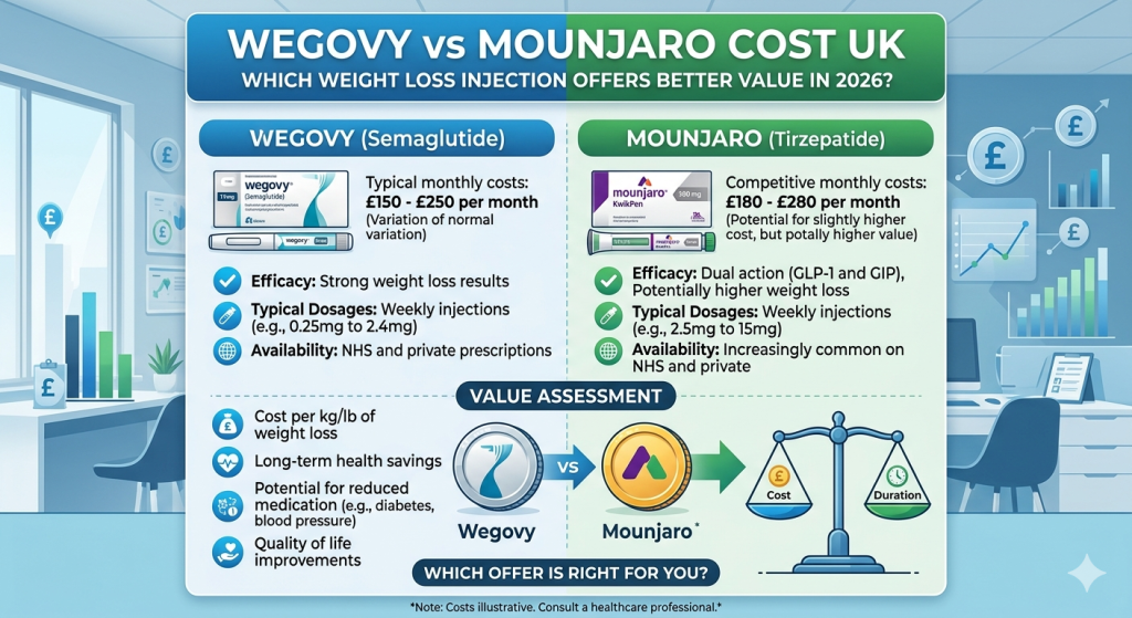 PPRX  Wegovy vs Mounjaro Cost UK: Which Weight Loss Injection Offers Better Value in 2026?